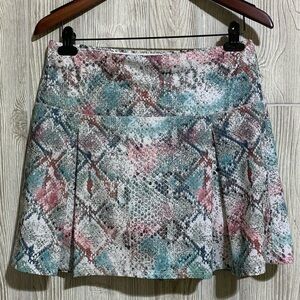 Reel Legends Escapade Pastel Snake Print Skort Skirt Shorts Fishing Outdoor M
